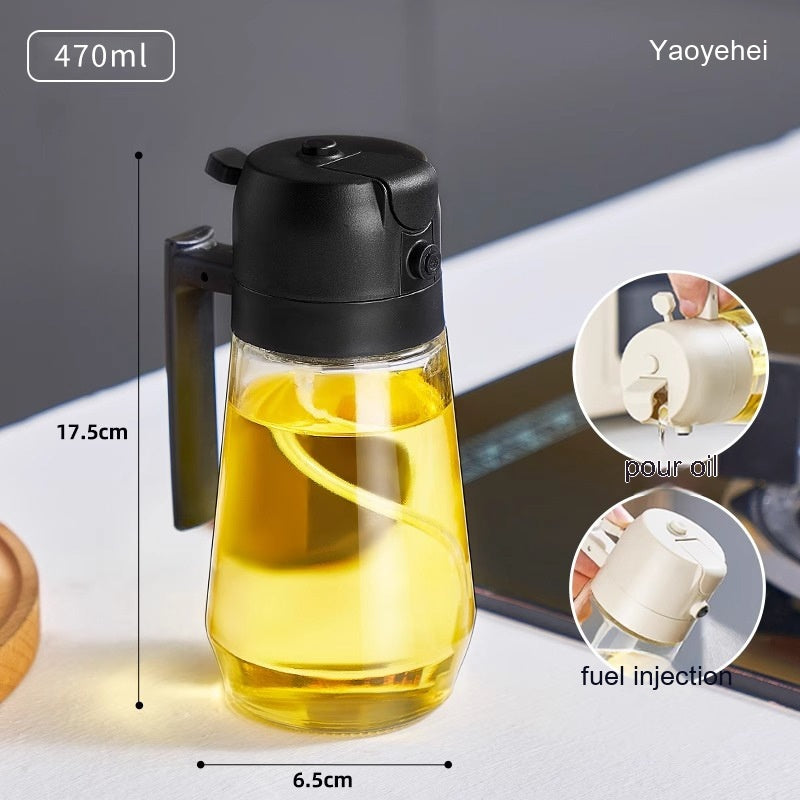 Smart Spray & Häll – glasflaska för olja & vinäger