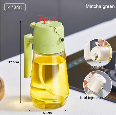 Smart Spray & Häll – glasflaska för olja & vinäger