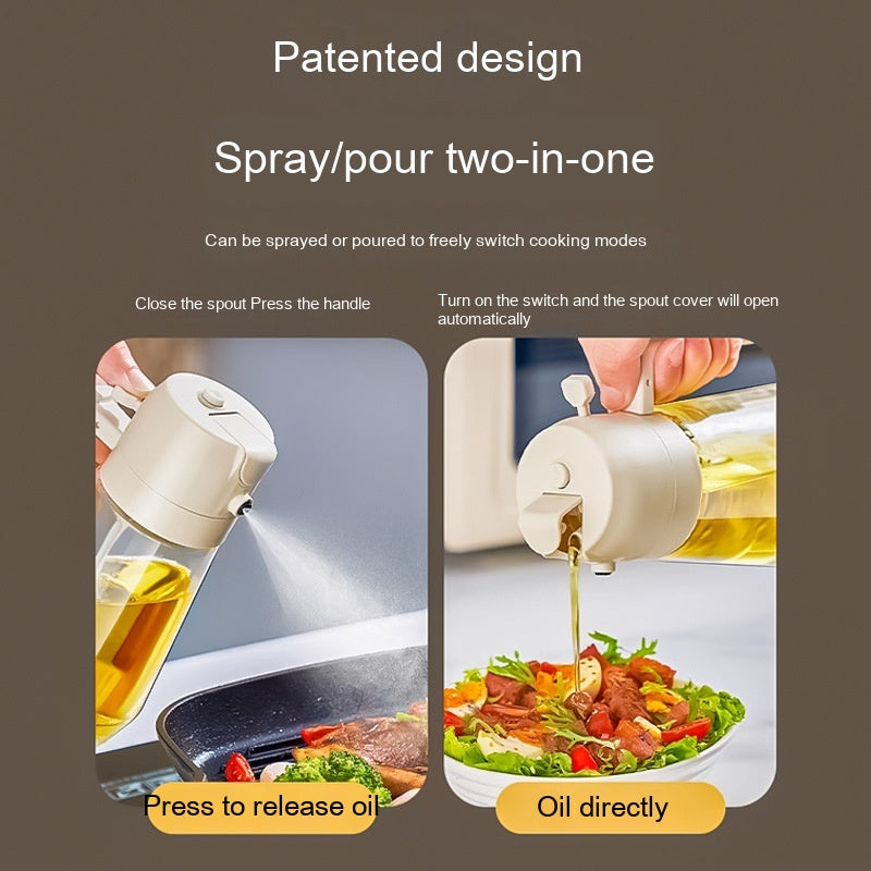Smart Spray & Häll – glasflaska för olja & vinäger